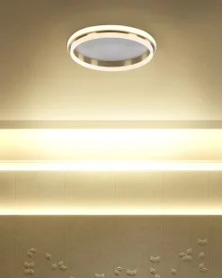 Lampadario a LED TAPING Metallo Oro