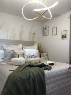 Lampadario a LED TUMEN Metallo Oro