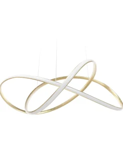 Lampadario a LED TUMEN Metallo Oro