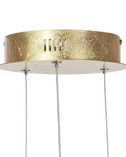 Lampadario a LED TUMEN Metallo Oro