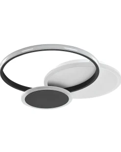 Lampadario a LED ZAMI Metallo Nero