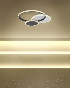 Lampadario a LED ZAMI Metallo Nero