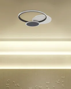 Lampadario a LED ZAMI Metallo Nero