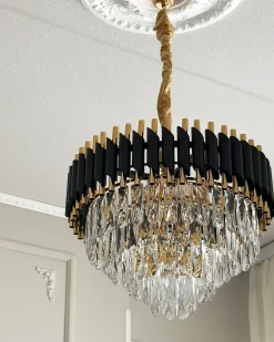 Lampadario ABELLAS Metallo Oro