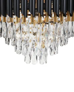 Lampadario ABELLAS Metallo Oro