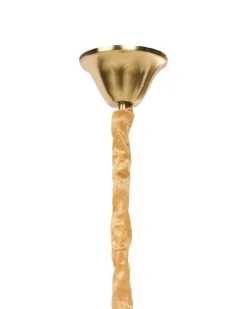 Lampadario ACARIGUA Vetro Ottone