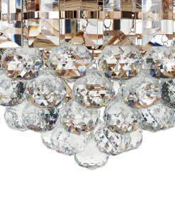 Lampadario ACHEIRO L Cristallo Oro