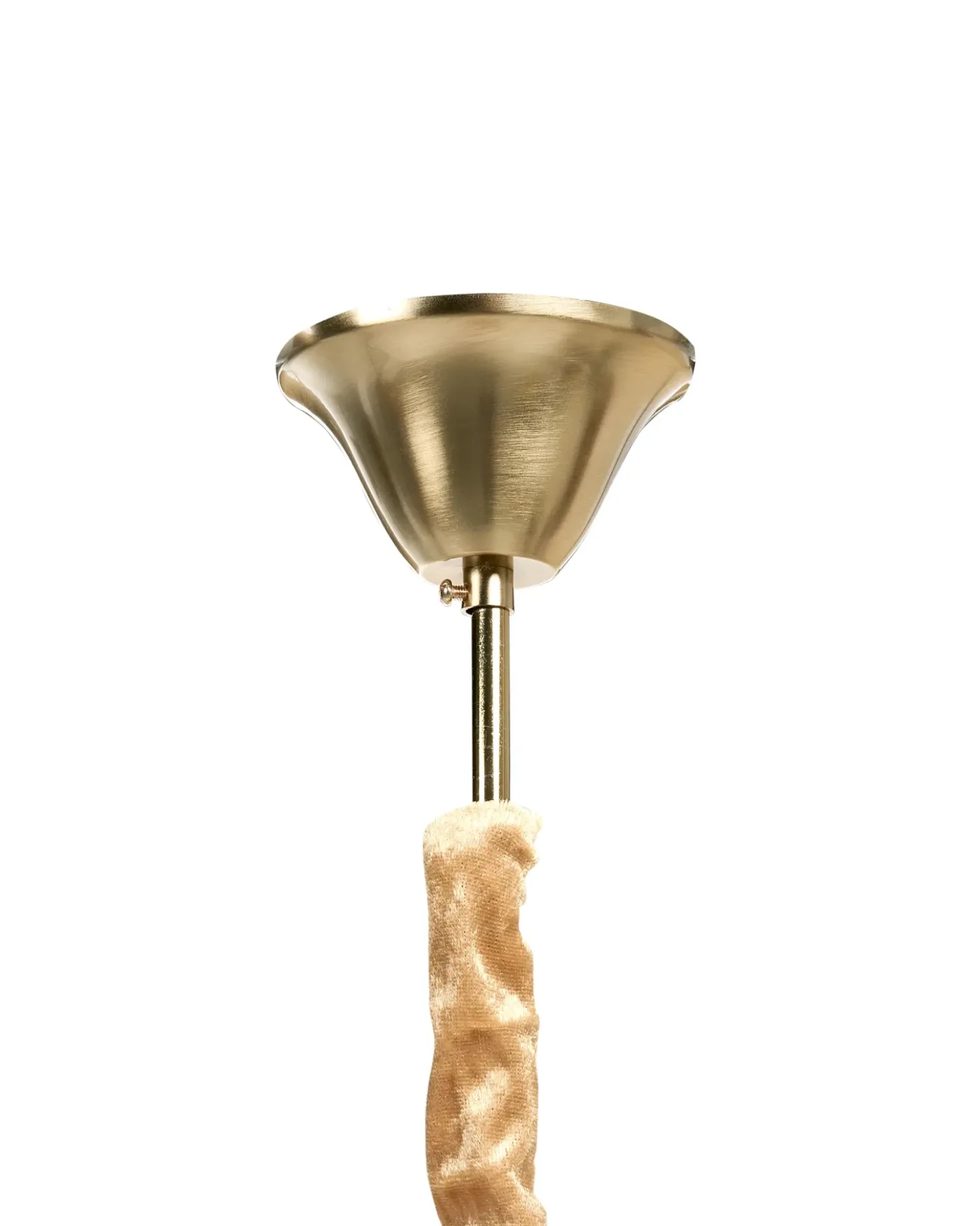 Lampadario AGUIRRE Vetro Ottone