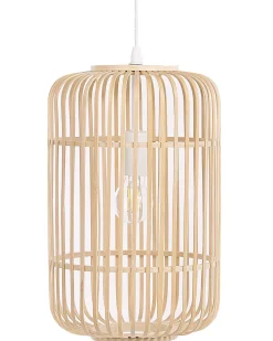 Lampadario AISNE Bambù Marrone chiaro