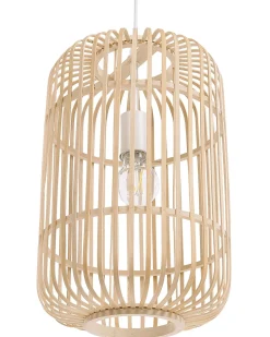 Lampadario AISNE Bambù Marrone chiaro