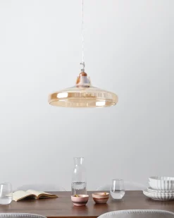 Lampadario ALIKOS Vetro Oro