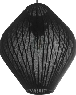 Lampadario ALME Tessuto Nero