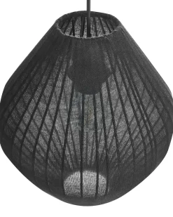 Lampadario ALME Tessuto Nero