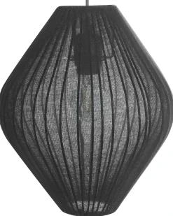 Lampadario ALME Tessuto Nero