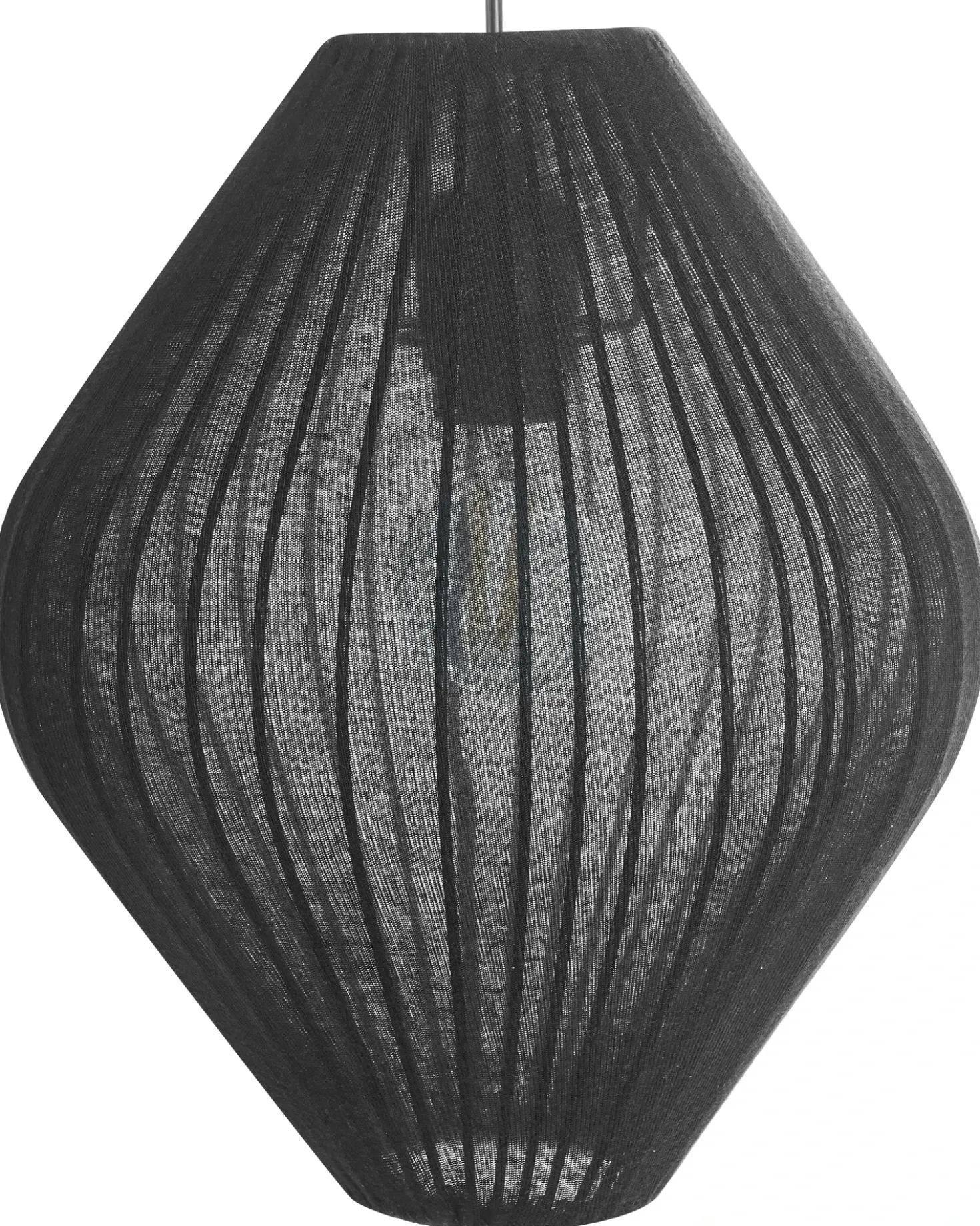 Lampadario ALME Tessuto Nero