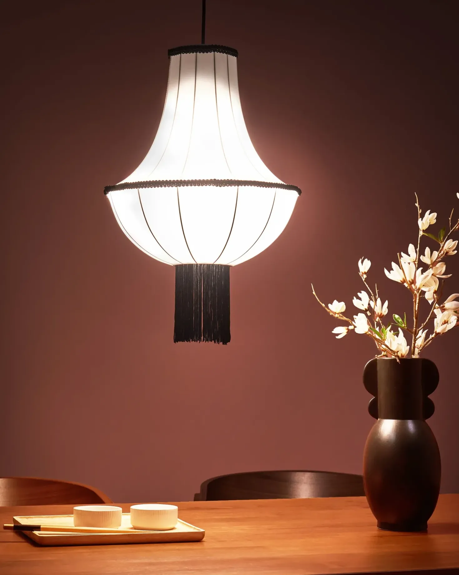 Lampadario ARAGUA Bianco