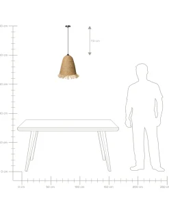 Lampadario ARYS Giacinto d'acqua Naturale
