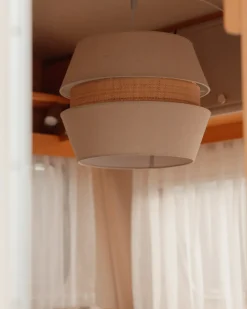 Lampadario ATOYAC Lino sintetico Beige