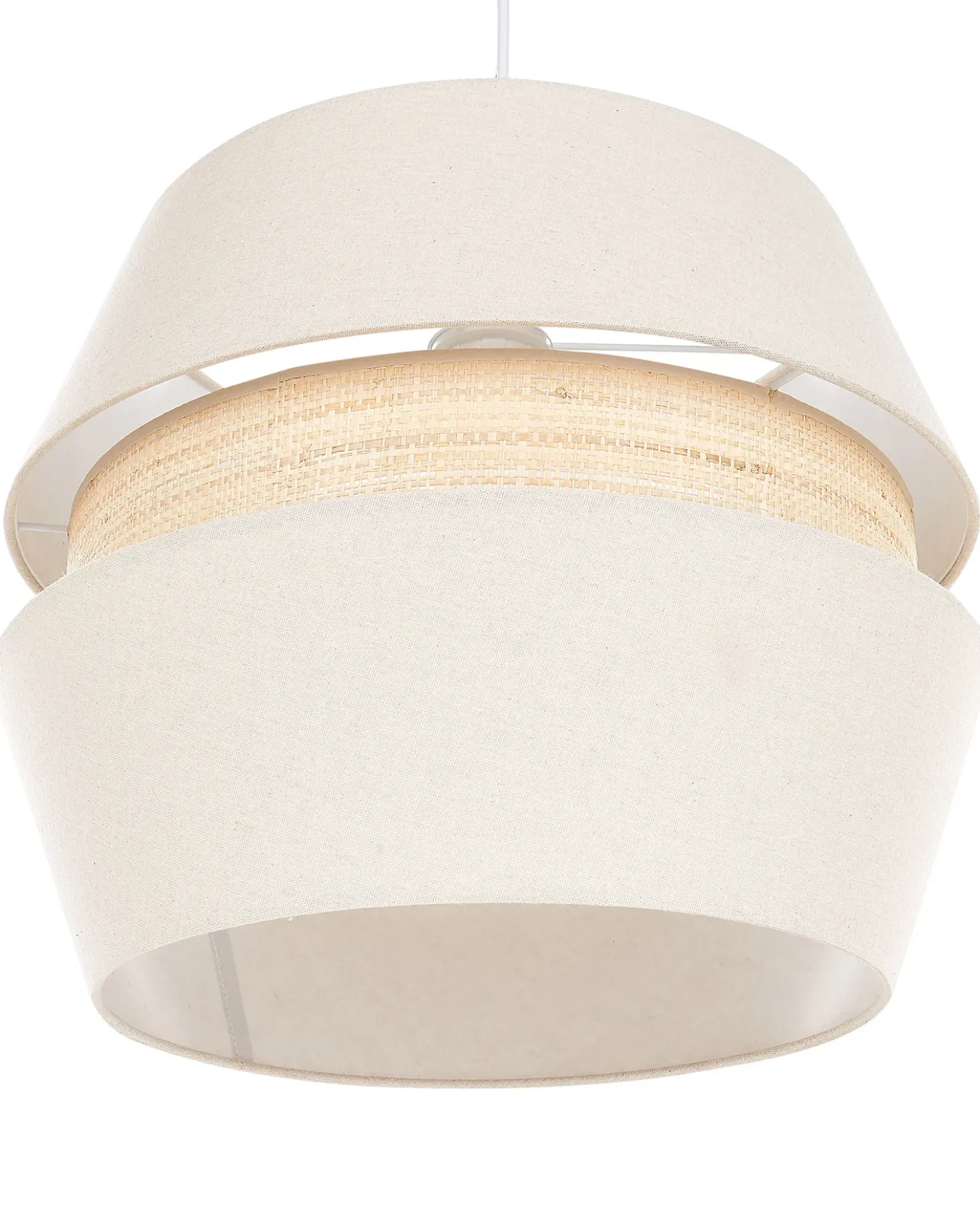 Lampadario ATOYAC Lino sintetico Beige