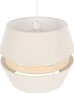 Lampadario ATOYAC Lino sintetico Beige