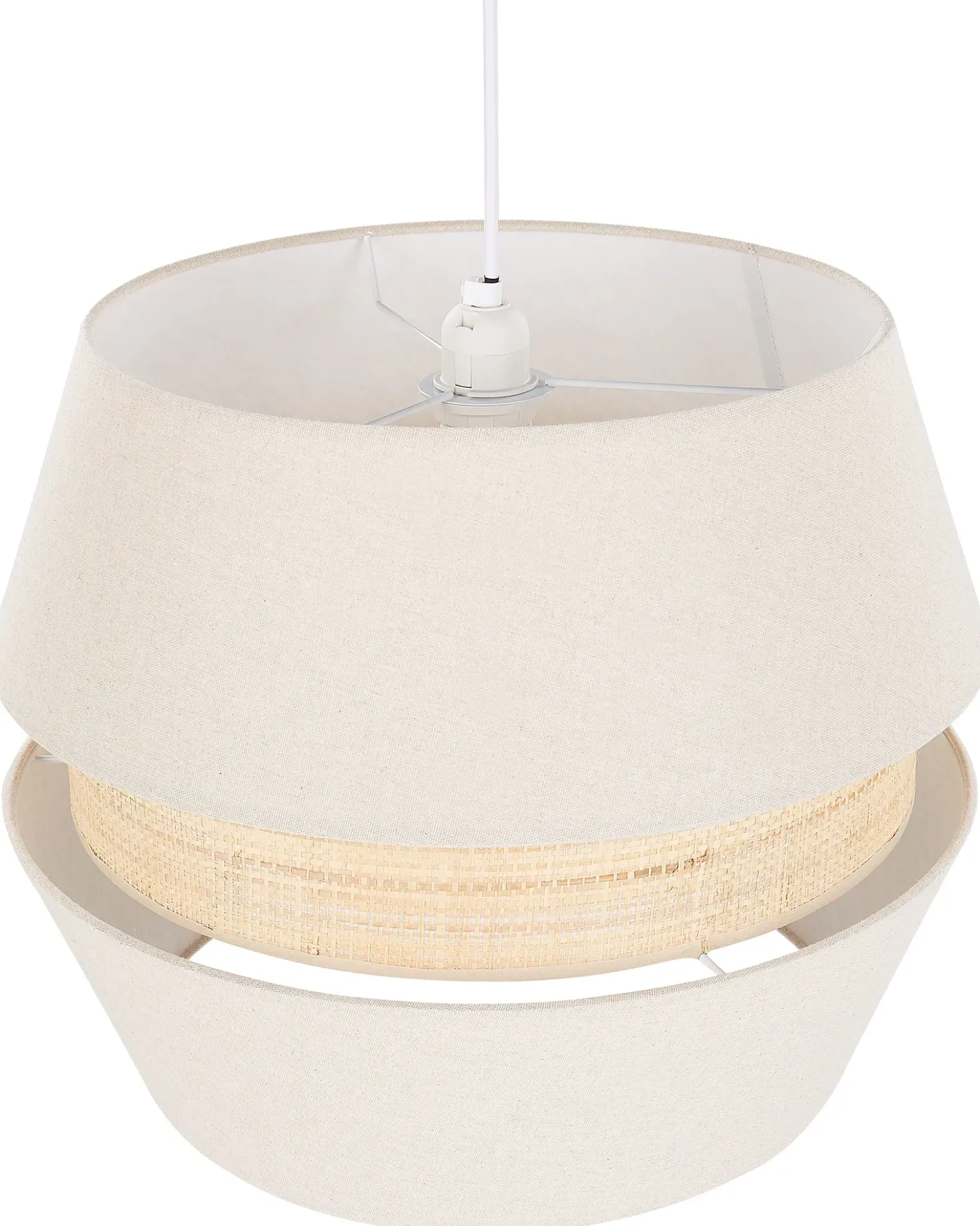Lampadario ATOYAC Lino sintetico Beige