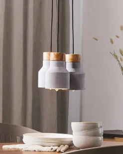 Lampadario BAHT Cemento Grigio