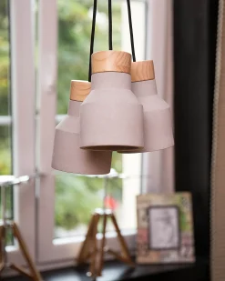 Lampadario BAHT Cemento Grigio