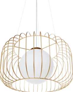 Lampadario BAIROA Metallo Oro