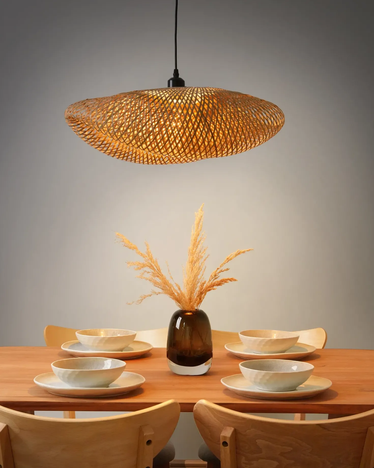 Lampadario BALHA Bambù Naturale