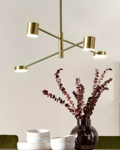 Lampadario BANDON Metallo Oro