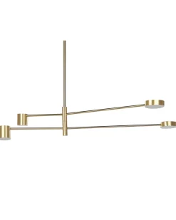 Lampadario BANDON Metallo Oro