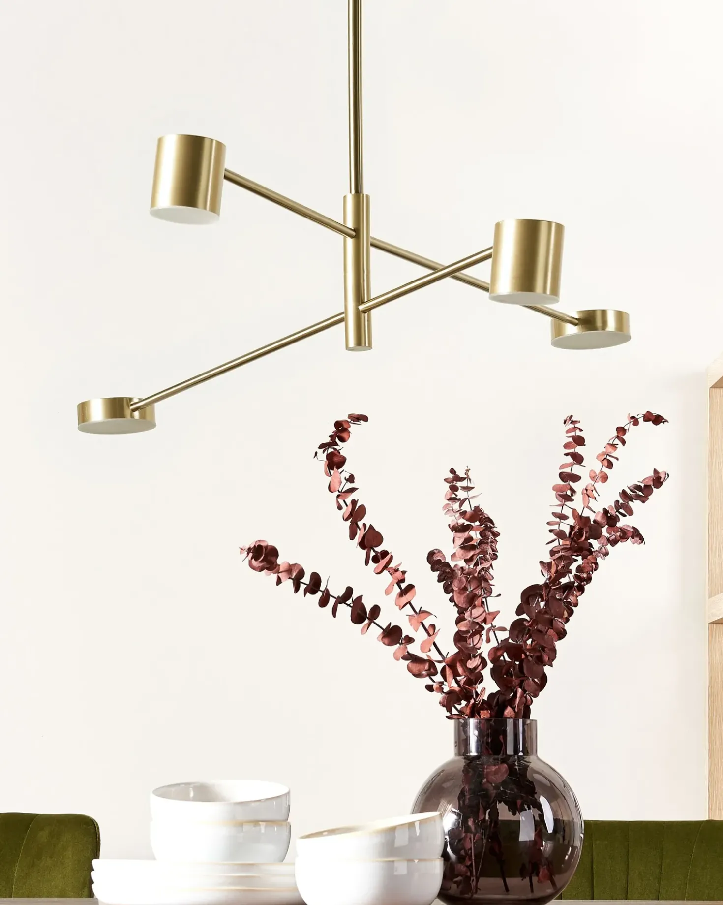 Lampadario BANDON Metallo Oro