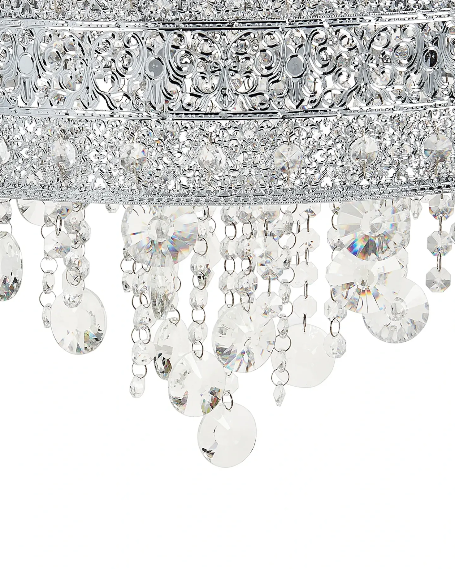Lampadario BARBEIRA Cristallo Argento