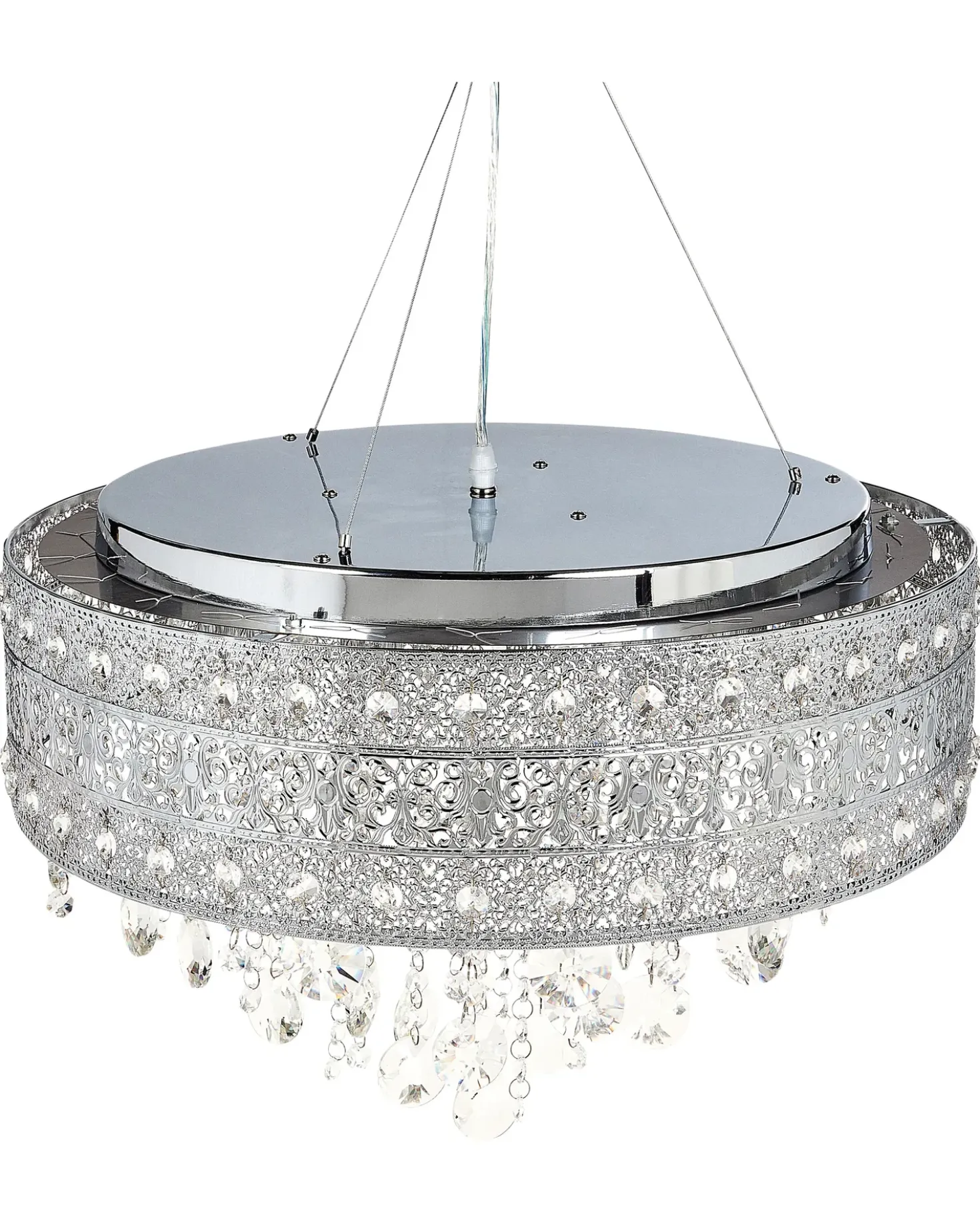 Lampadario BARBEIRA Cristallo Argento