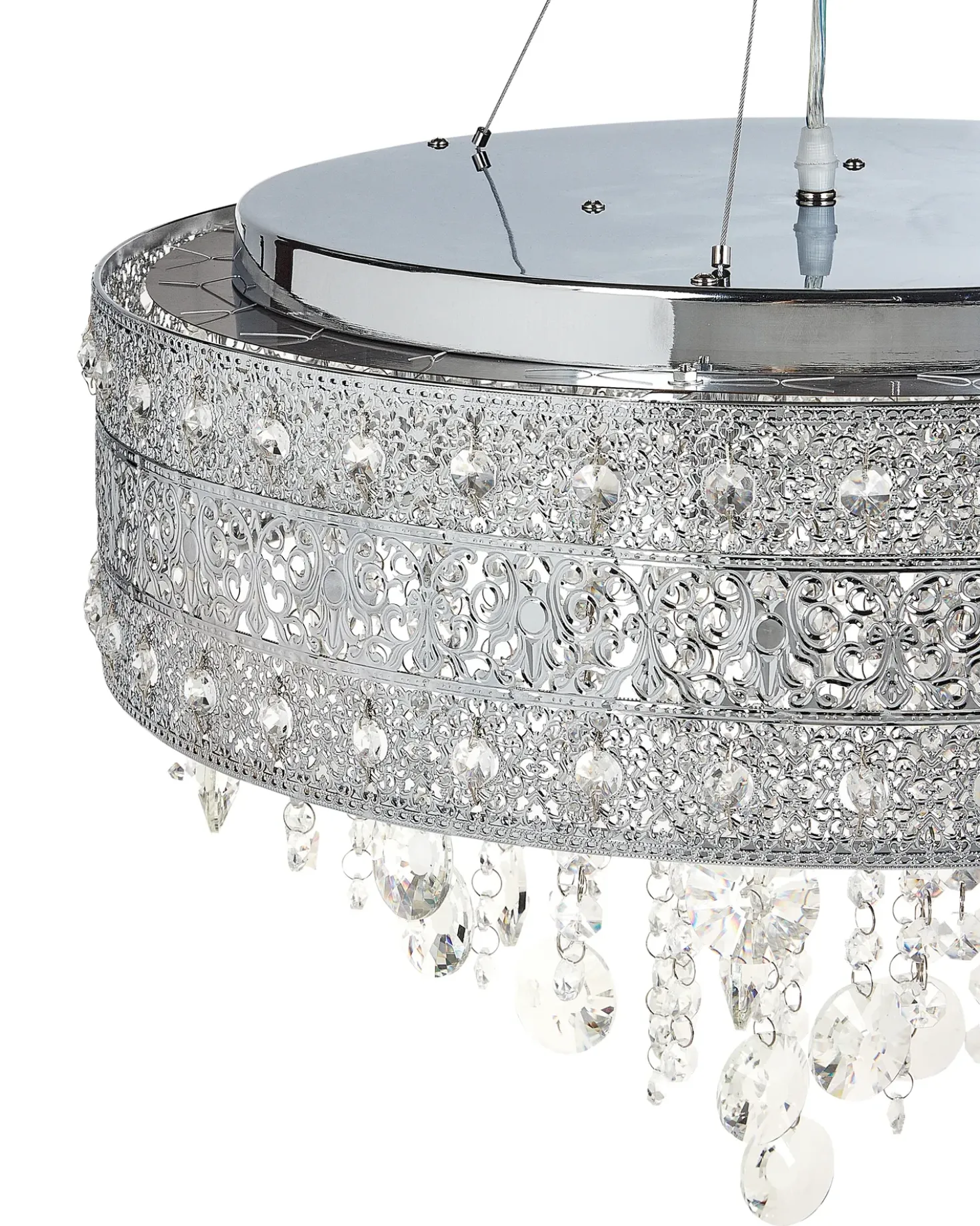 Lampadario BARBEIRA Cristallo Argento