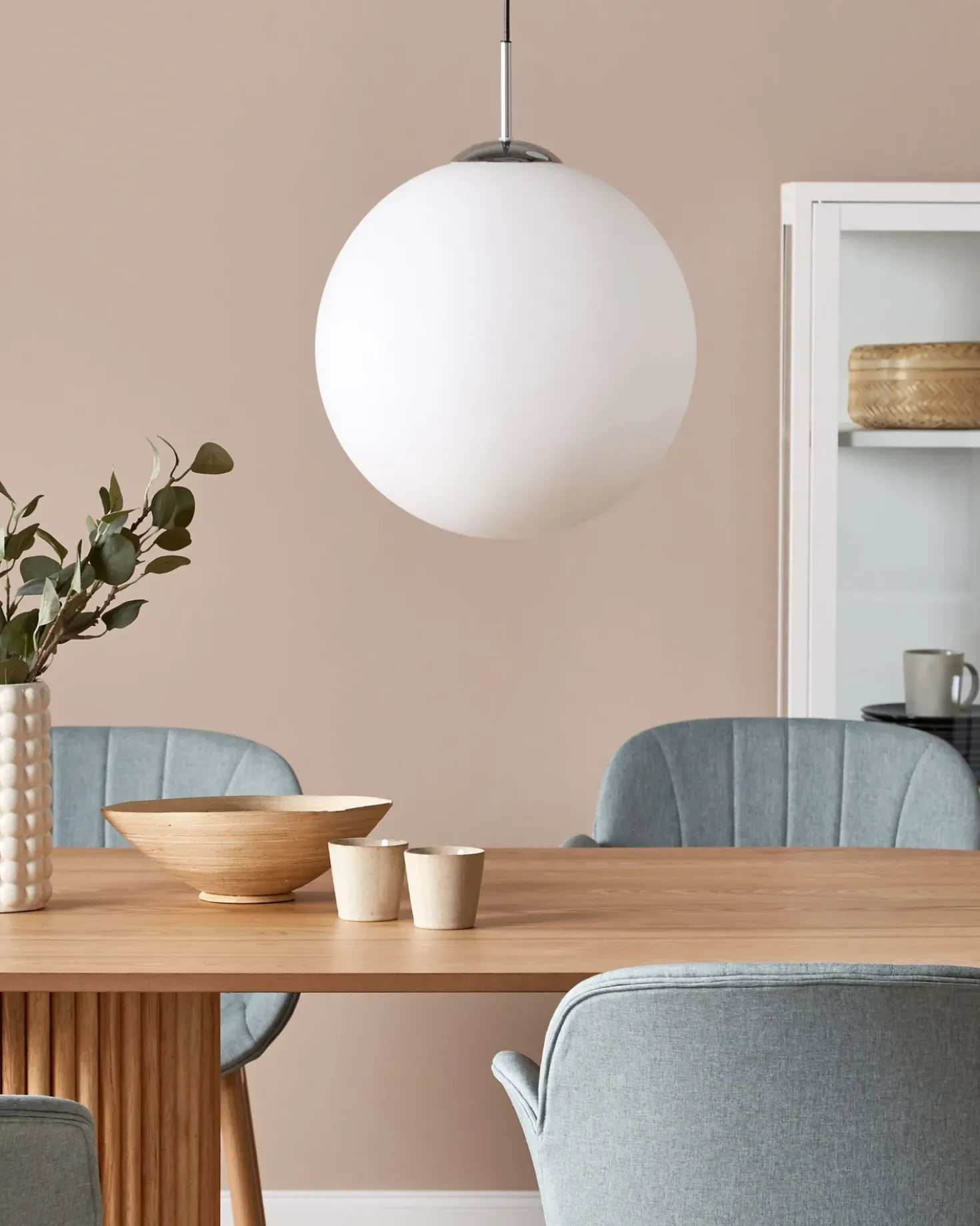 Lampadario BARROW Vetro Bianco
