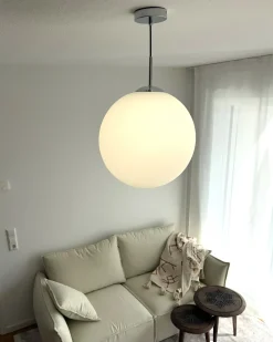 Lampadario BARROW Vetro Bianco