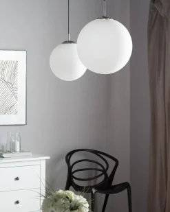 Lampadario BARROW Vetro Bianco