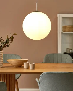 Lampadario BARROW Vetro Bianco