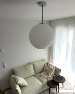 Lampadario BARROW Vetro Bianco