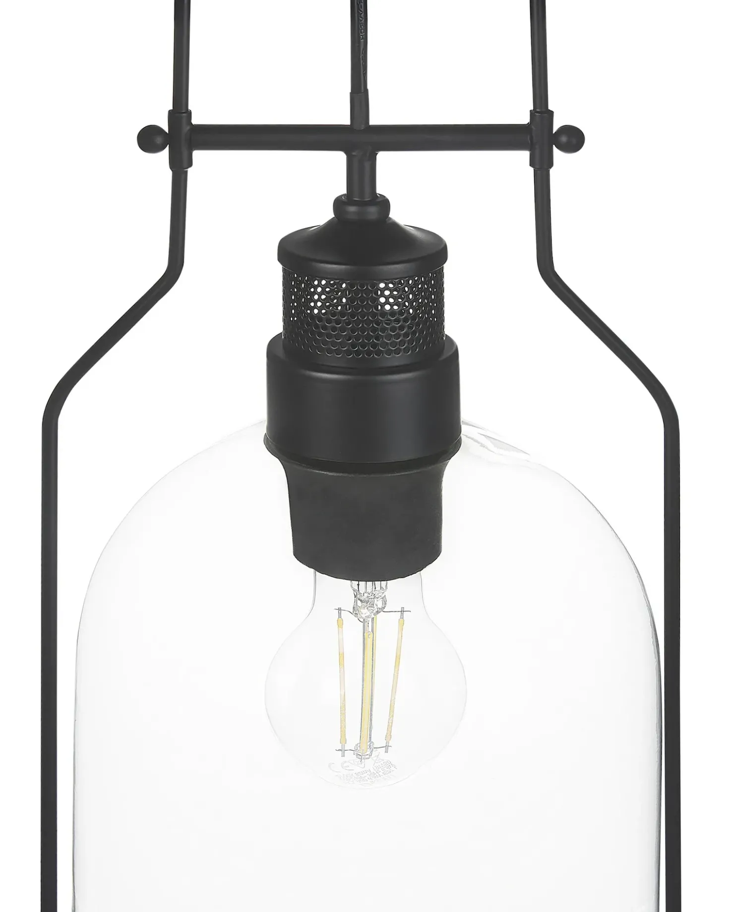 Lampadario BASHILO Metallo Nero
