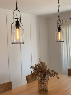 Lampadario BASHILO Metallo Nero