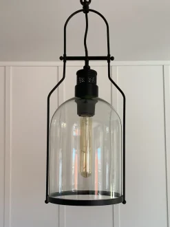 Lampadario BASHILO Metallo Nero