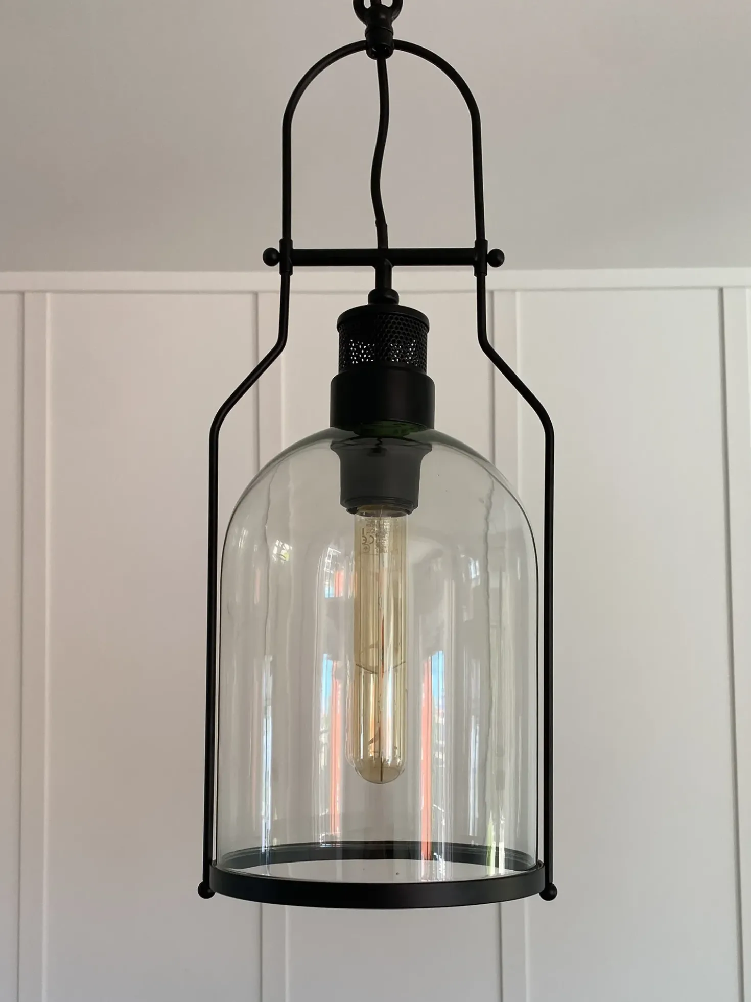 Lampadario BASHILO Metallo Nero