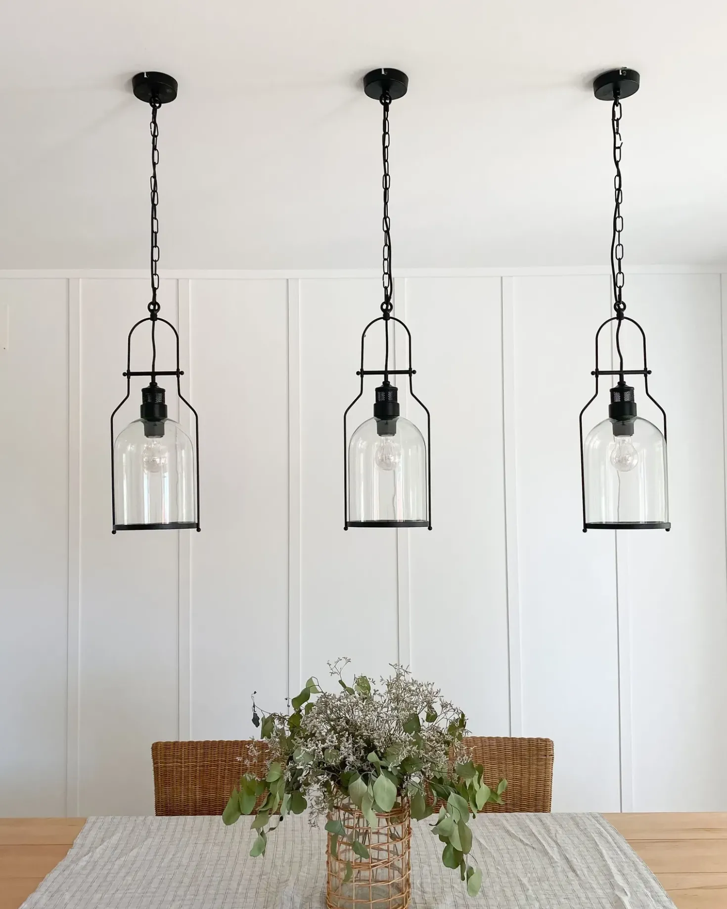 Lampadario BASHILO Metallo Nero