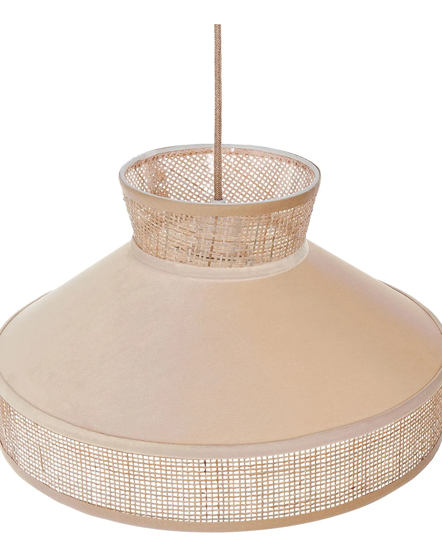 Lampadario BATALI Rattan Beige