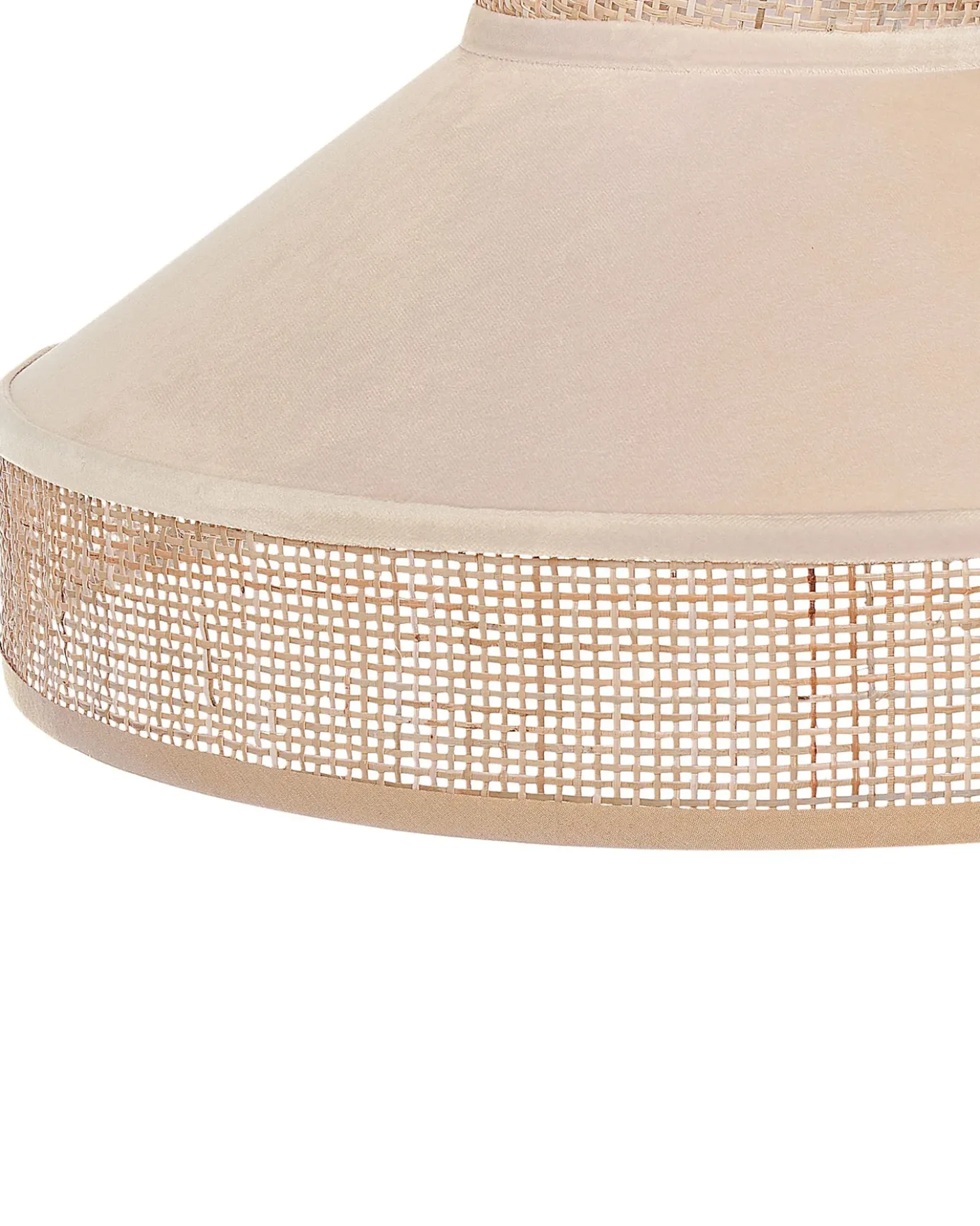 Lampadario BATALI Rattan Beige