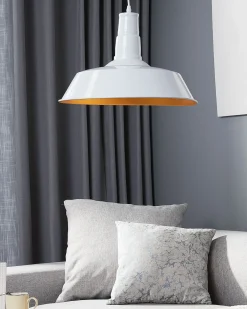 Lampadario BAYOU Metallo Bianco