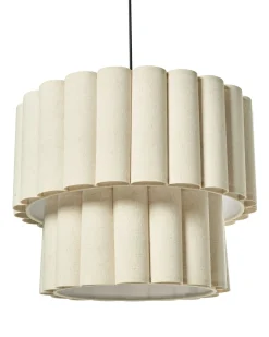Lampadario BELESSA Lino Beige chiaro