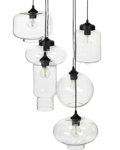 Lampadario BEMBOKA Vetro Trasparente